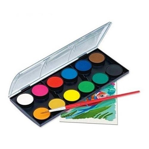 Producto - Acuarelas Ezco Estuche X 12 Colores Con Pincel - 1