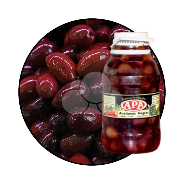 Producto - Aceitunas Negras con Carozo (x 1kg)