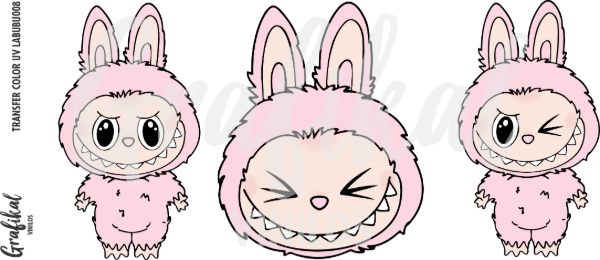 Producto - Transfer Color UV Labubu 008