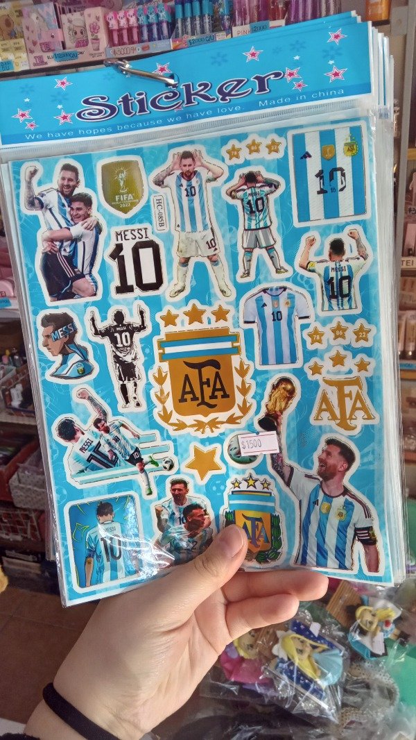 Producto - Plancha sticker argentina