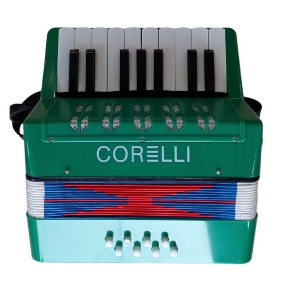 Producto - ACORDEON DE NIÑO CORELLI 8 BAJOS VERDE