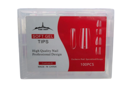 Producto - PARIS NIGHT TIPS SOFT GEL ALMENDRA 100PCS