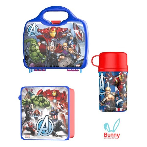 Producto - SET LONCHERA / CAJA SANDW / CANTIMPLORA AVENGERS