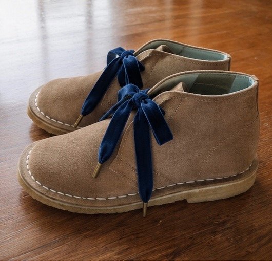 Producto - BOTAS ISABEL CORDÓN TERCIOPELO AZUL