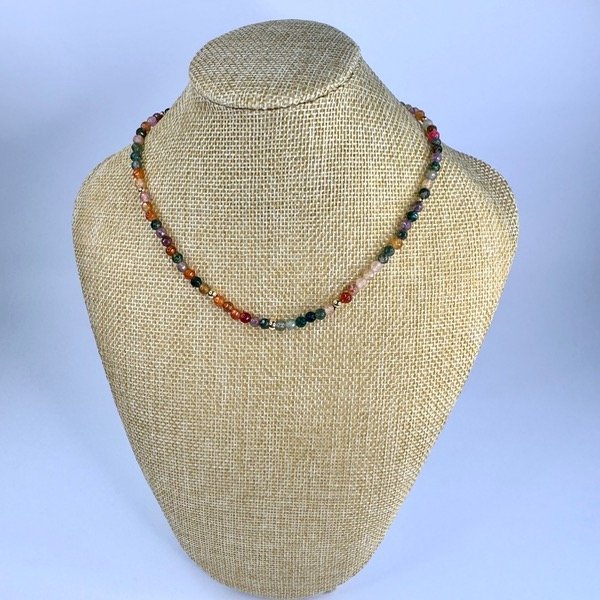 Producto - Collar Gargantilla Agata de Colores