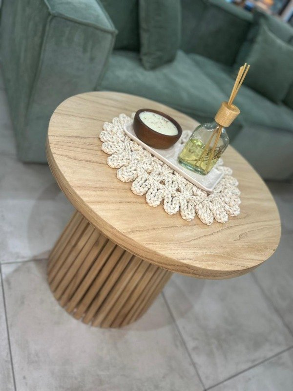 Producto - Mesa ratona redonda varillas