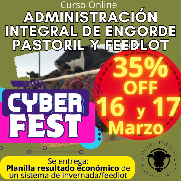 Producto - Curso Online: Administración Integral de Engorde Pastoril y Feedlot