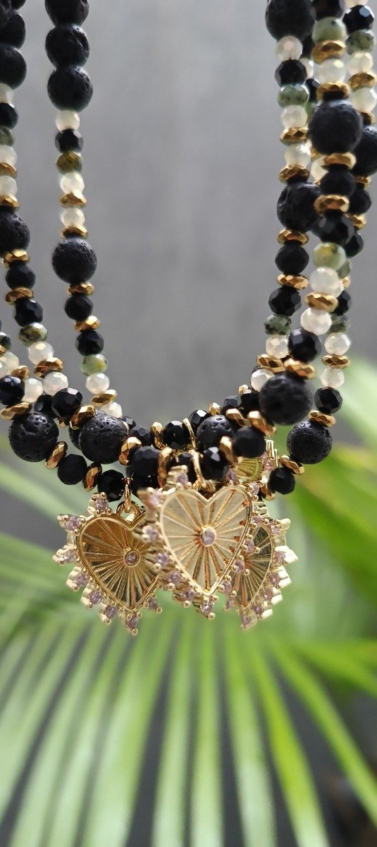 Producto - Collar Corazón Rock