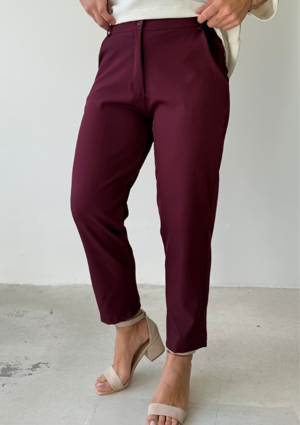 Producto - Pantalón CUYO - Bordo Melange