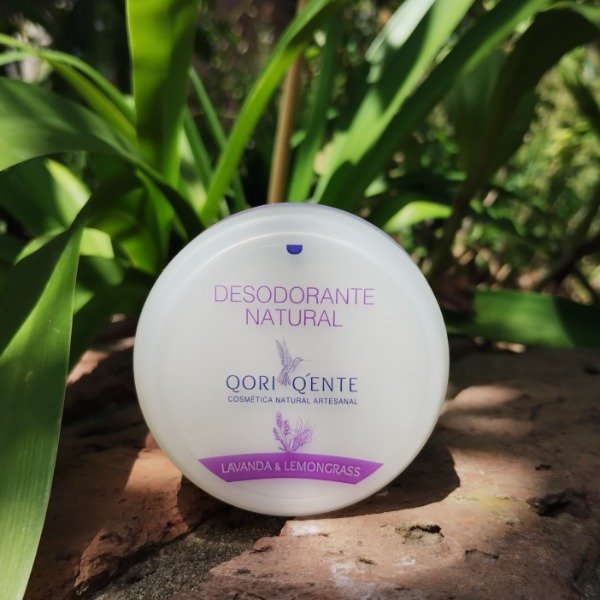 Producto - Desodorante Natural - Lavanda y Lemon Grass 55 gr Qori Q'ente