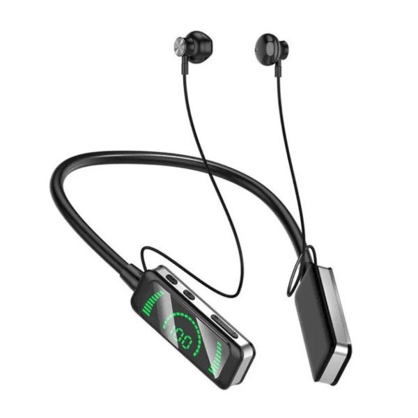 Producto - AURICULAR BLUETOOTH DEPORTIVO IMANTADO CON BANDA PARA EL CUELLO (MX)