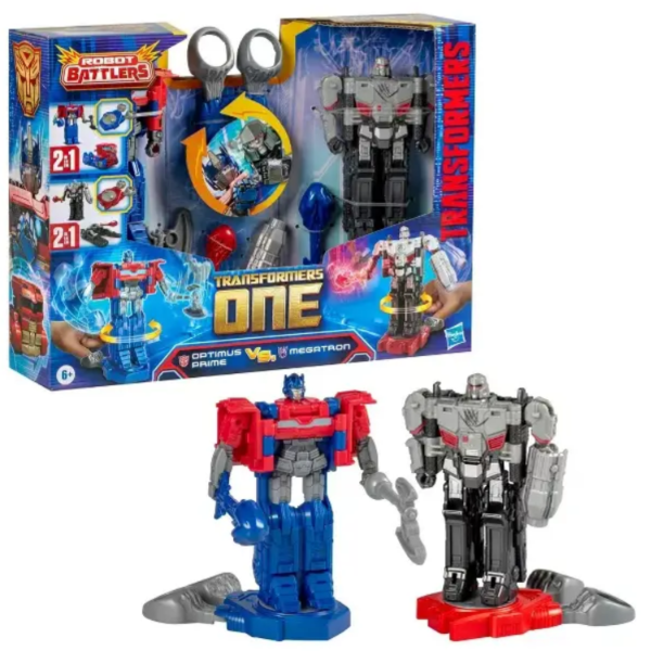 Producto - Transformers One Robot Battlers Optimus Prime Vs Megatron