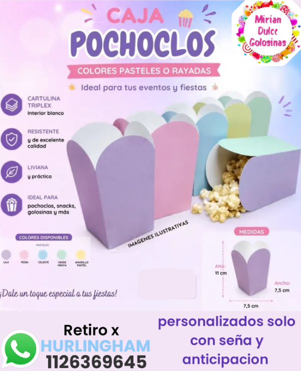 Producto - Pochocleras pasteles