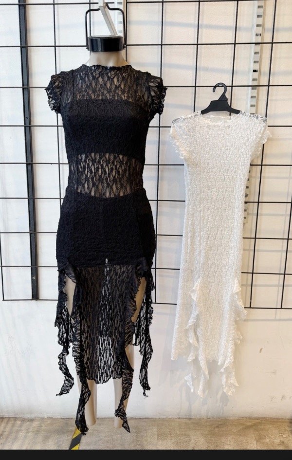 Producto - Vestido Encaje Volados - 1