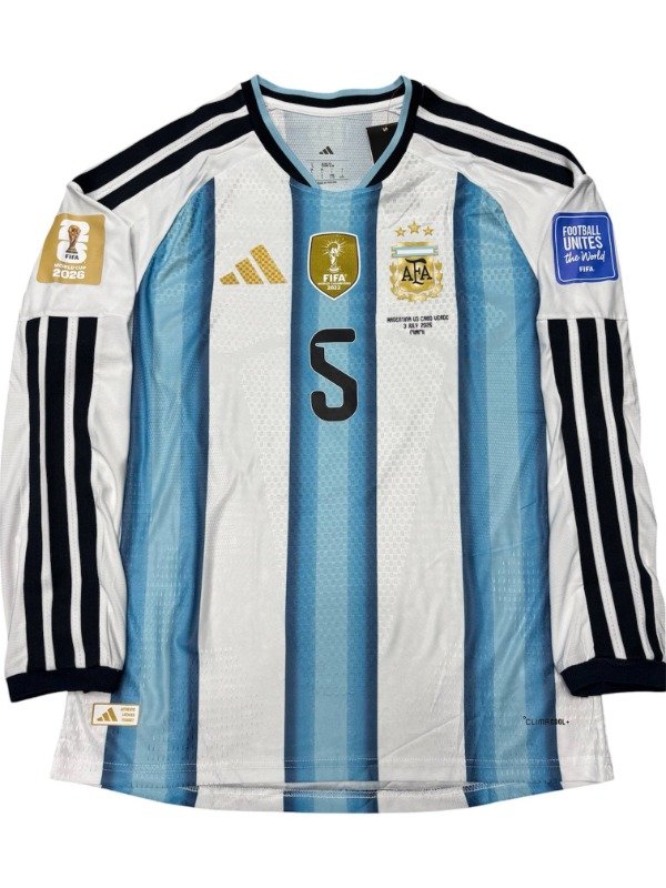 Producto - ARG Local 2026 Manga Larga - 5 Paredes Matchday vs Cabo Verde - 0