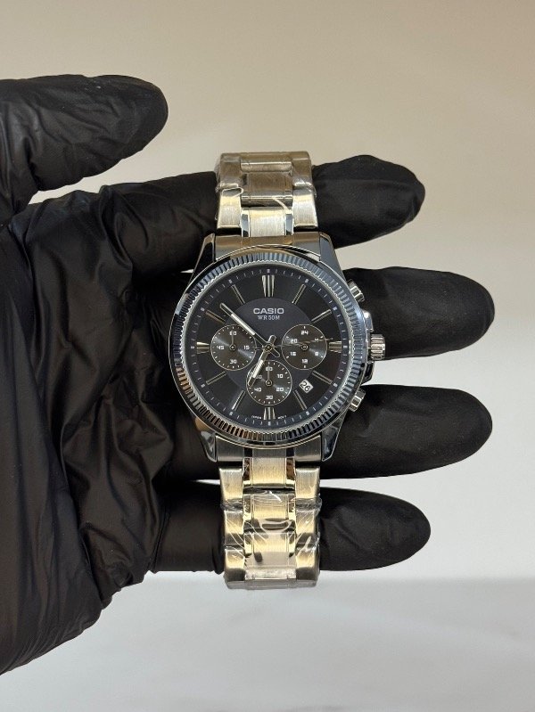 Producto - CASIO PLATA NEGRO (calidad AA)