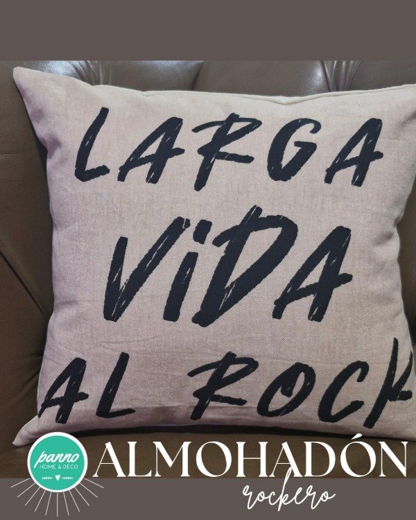 Producto - Almohadón de 35 x 37 cm. Rockero.