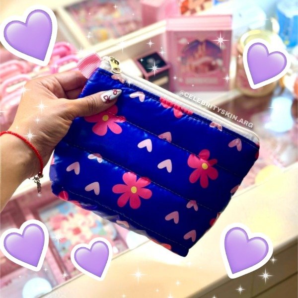 Producto - NECESER VIOLET PINK ALTO PUFFER BY CELEBRITY X 1 UNIDAD