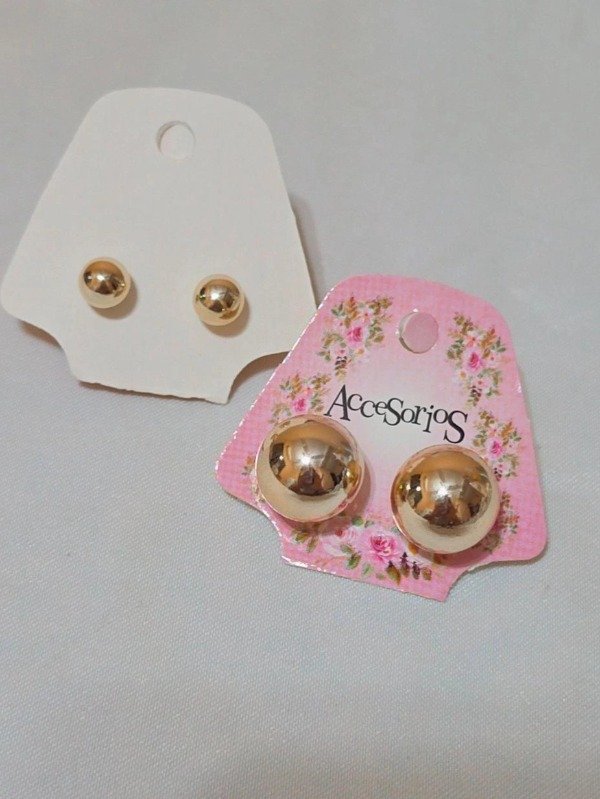 Producto - Aros perla dorados