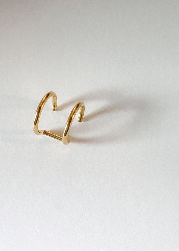 Producto - Ear Cuff Gold Doble