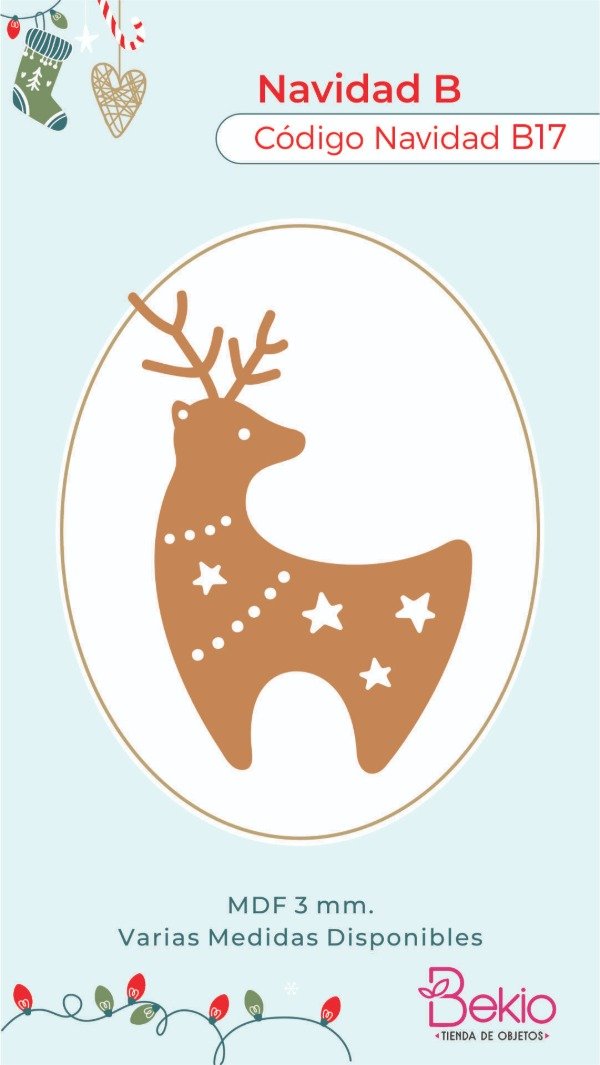 Producto - Reno Navidad B17