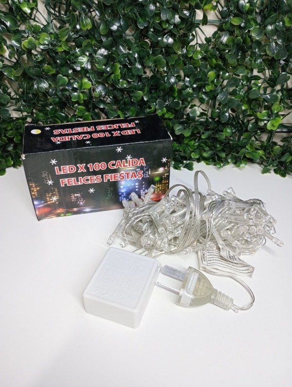 Producto - LUZ DE NAVIDAD CALIDA X100 LED