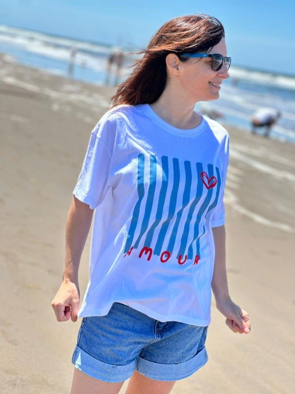 Producto - Remera Amour (celeste)