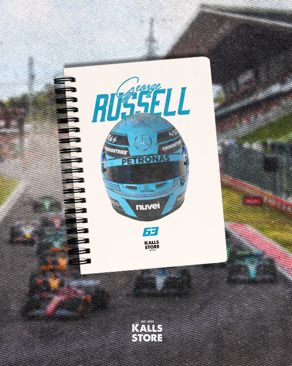 Producto - Cuaderno A5 George Russell #helmet