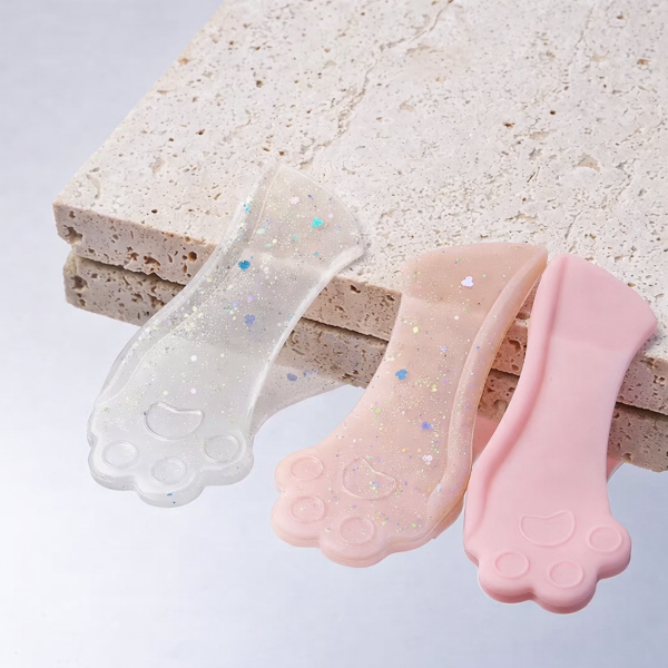 Producto - Parche para Pestañas inferiores de Silicona 1 par - Patita de Gato
