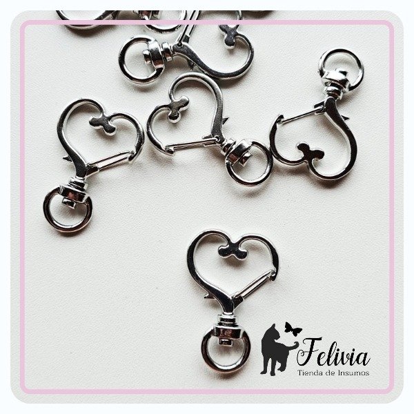 Producto - Mosquetón Corazón Mod.2 niquel