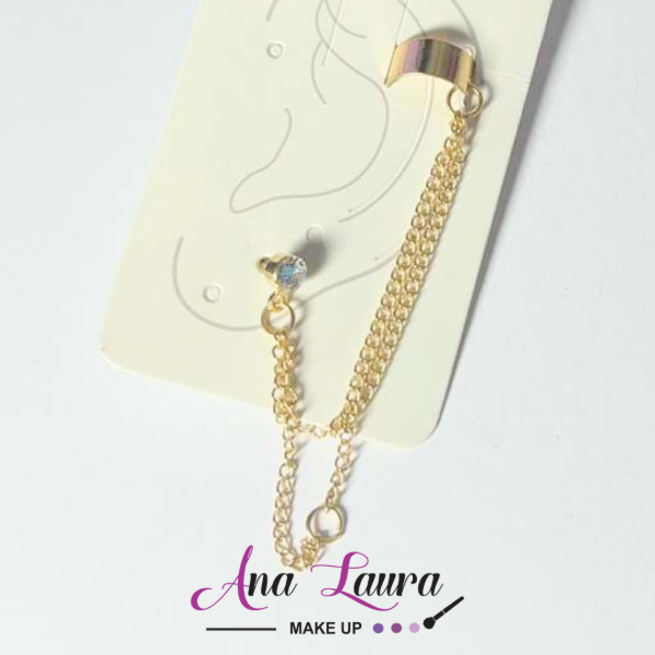 Producto - Aros trepadores / cuff dorados 2