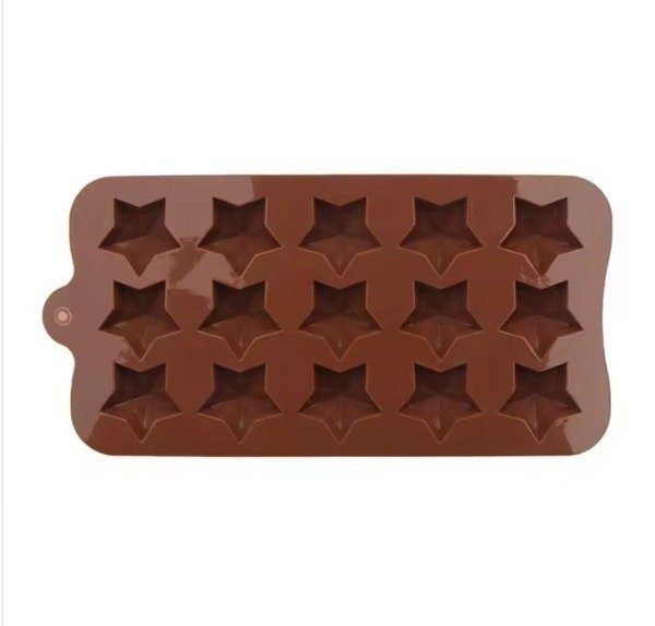 Producto - Molde silicona x15 estrellas punta - 1