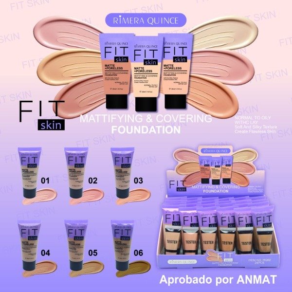 Producto - BASE LÍQUIDA FIT ME - RIMERA QUINCE