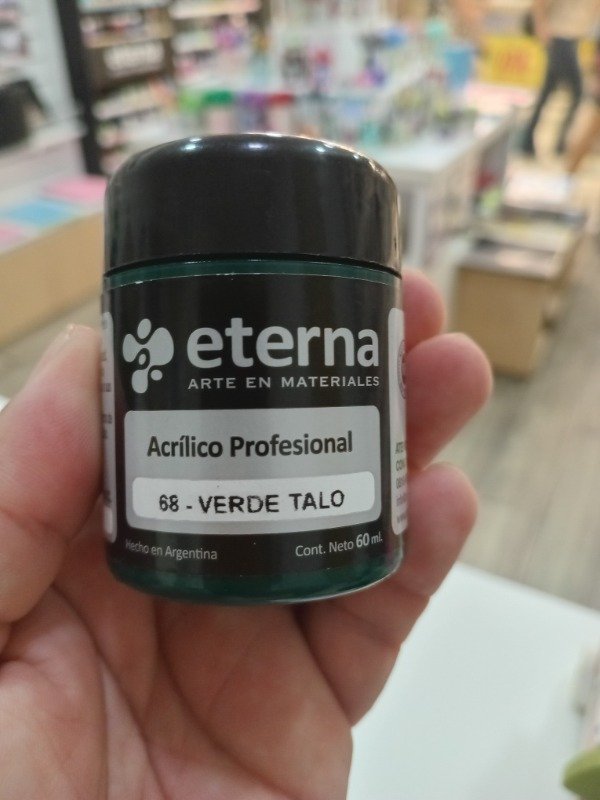 Producto - Acrilico profesional verde talo