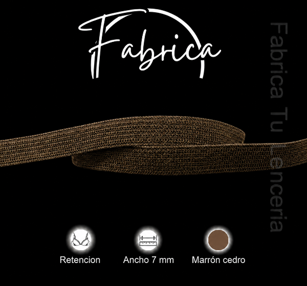Producto - Retención Marrón Cedro 7mm (por metro)
