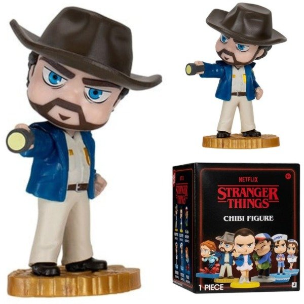 Producto - Mini Figura Chibi Stranger Things Hopper On Police Badge