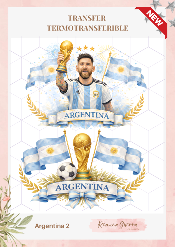 Producto - Transfer termotransferible - Argentina 2