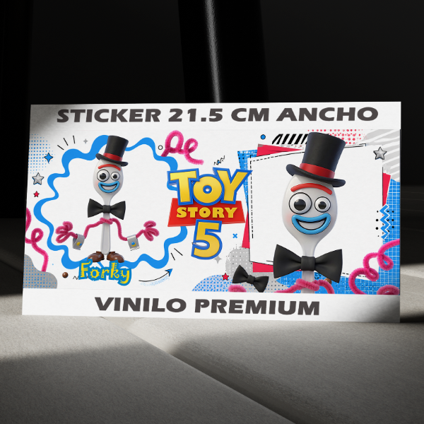 Producto - G0019 - Toy Story 5 Forky - 21.5 cm x 9.5 cm