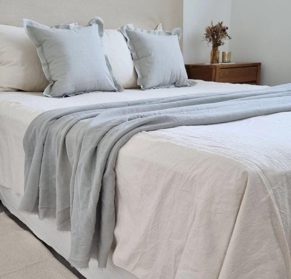 Producto - Conjunto pie de cama y dos fundas de almohadones