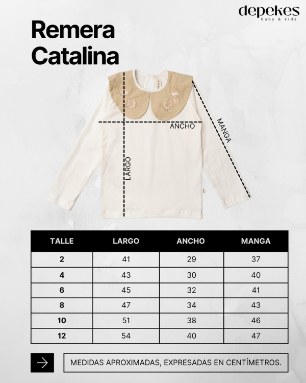 Producto - Remera Catalina Blanca ML - 4