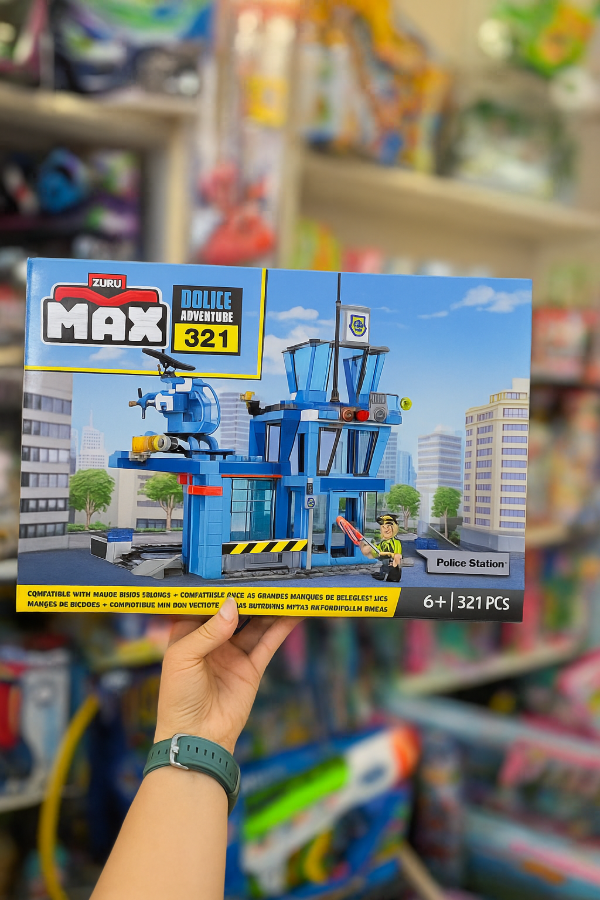 Producto - Set de Construcción Zuru Max  Police Adventure