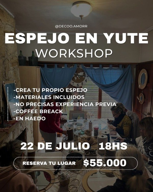 Producto - ESPEJO EN YUTE 22/7