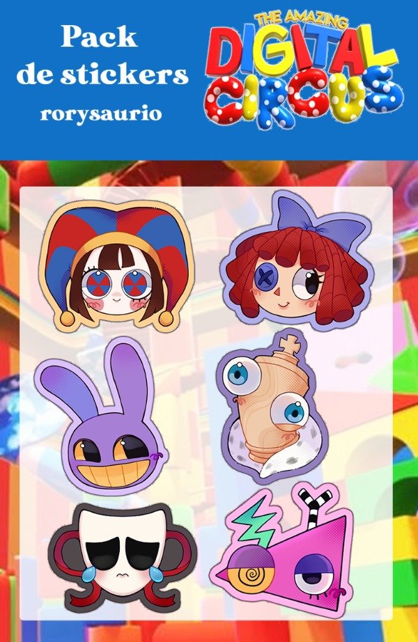 Producto - Pack Stickers - Digital Circus