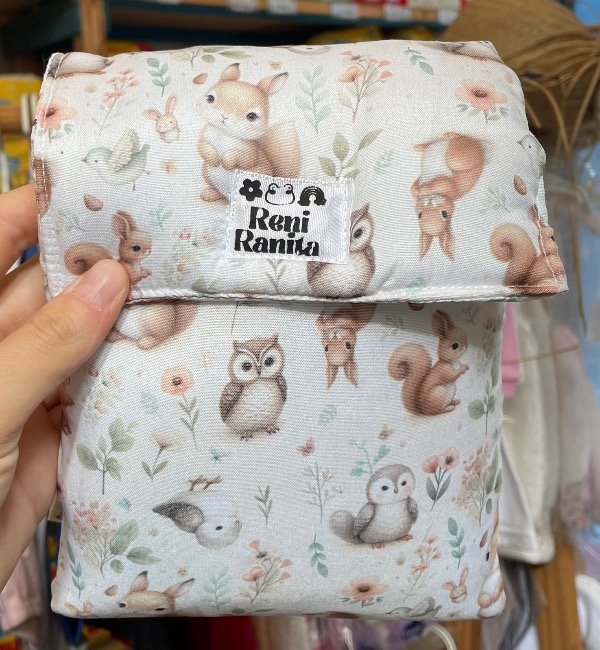 Producto - Cambiador XL con organizador y abrojo reni ranita animalitos