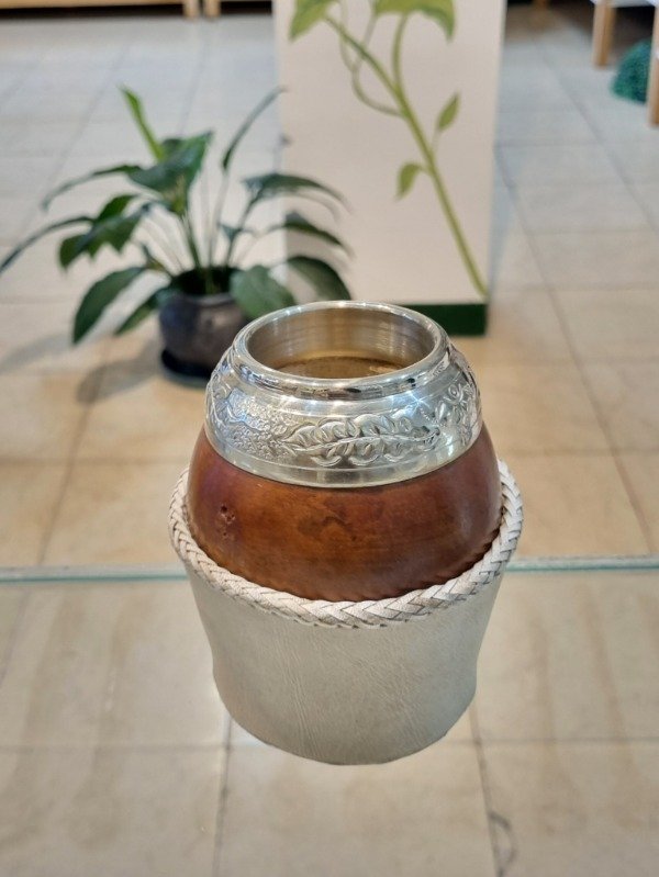 Producto - Mate Torpedo Criollo Alpaca Cincelada