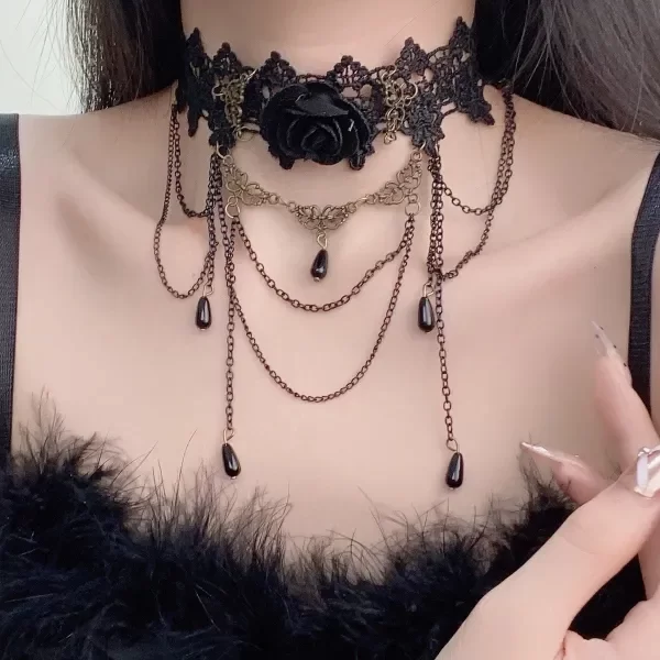 Producto - Choker victoriano gotico