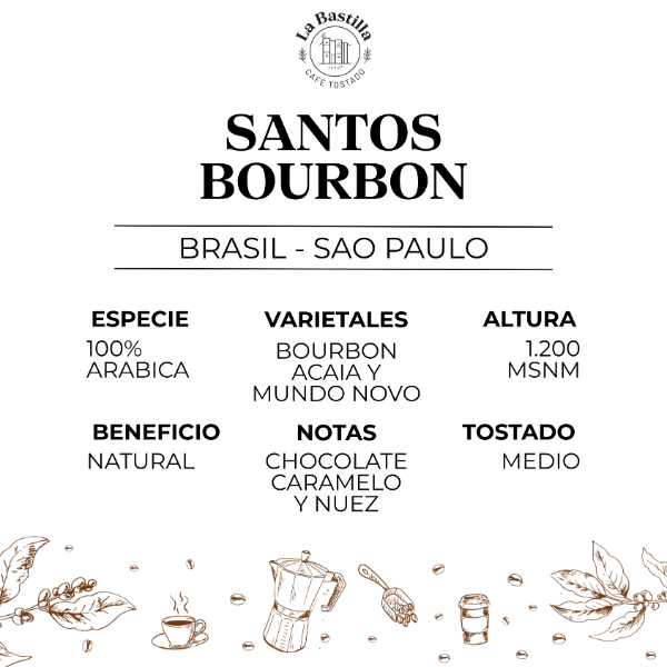 Producto - CAFÉ BRASIL SANTOS BOURBON