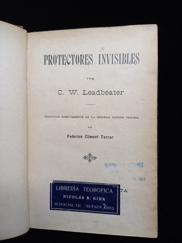 Producto - Protectores Invisibles - C. W. Leadbeater - 2