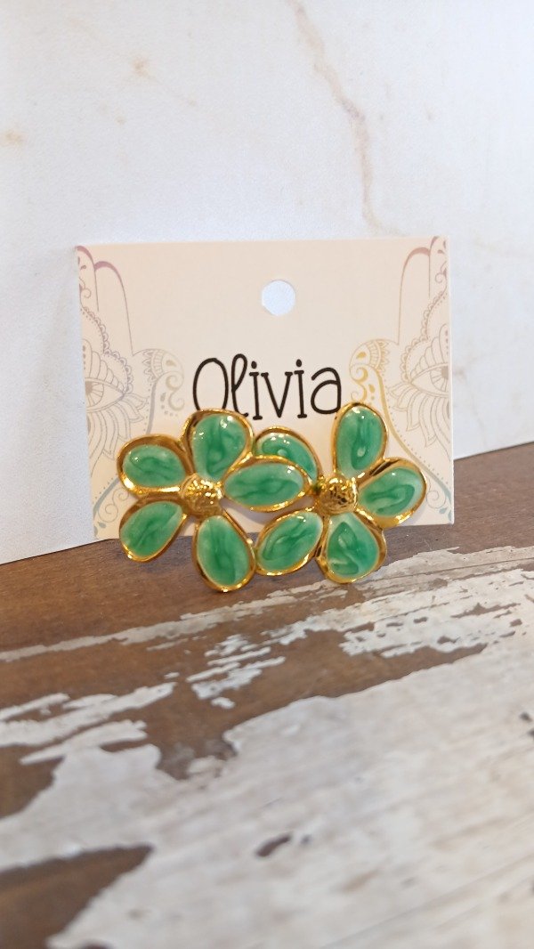 Producto - Aro flor gold aqua
