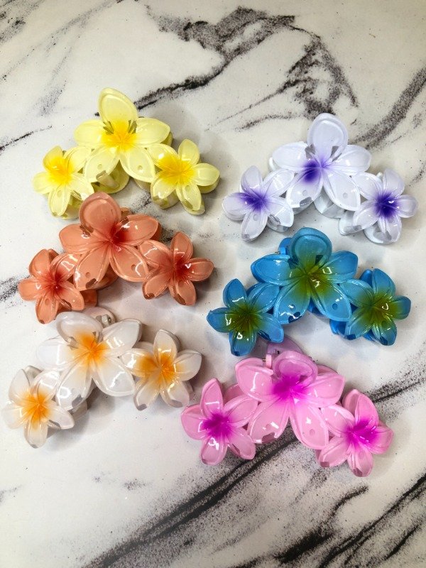 Producto - Broches hawaianos triples